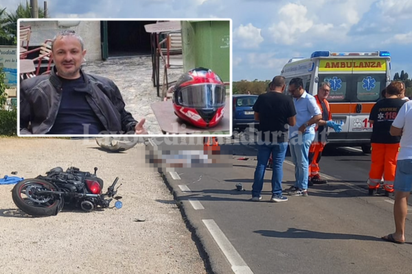 Era di Oria la vittima dell'incidente tra moto e due auto 