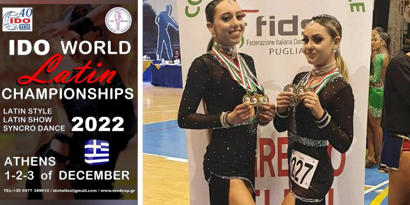 Atlete e atleti manduriani nella Nazionale di danza latino americana per i campionati mondiali in Grecia 