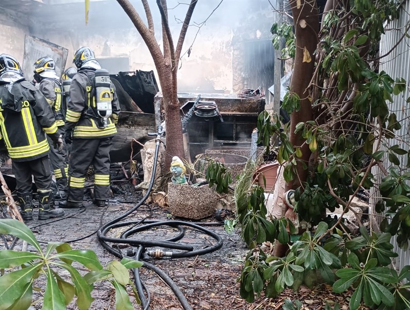 Fiamme e paura a San Pietro in Bevagna