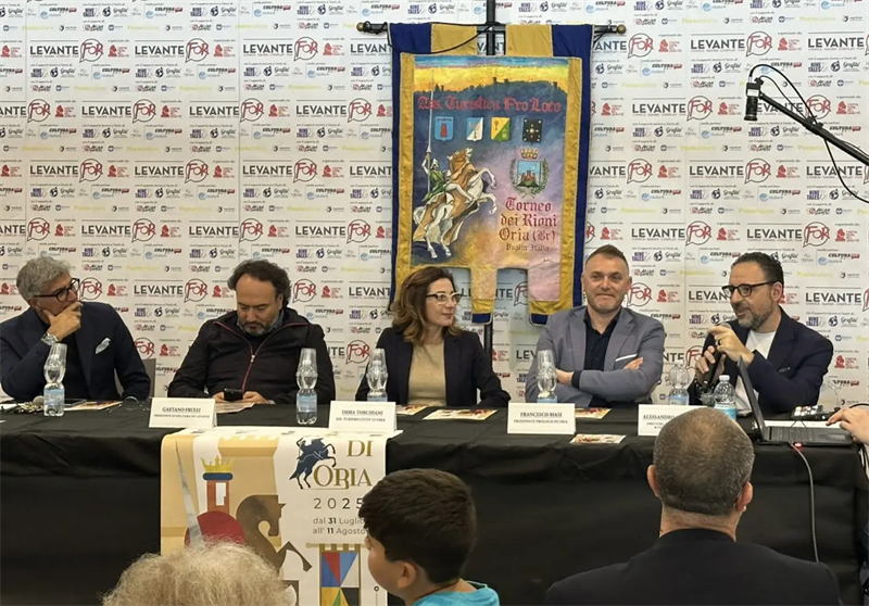 Presentato a Bari il Torneo dei Rini di Oria 2025
