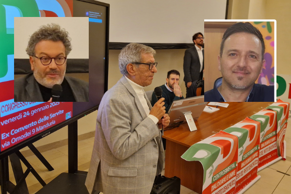Il sindaco Pecoraro, nei riquadri, da sinistra, Farina e Sammarco Il sindaco Pecoraro, nei riquadri, da sinistra, Farina e Sammarco