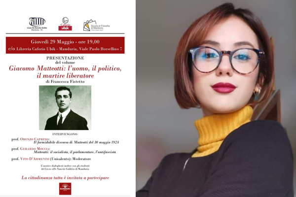 Copertina e l'autrice