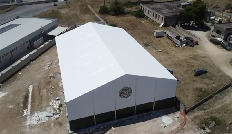 Quasi pronto il campo padel al coperto, il più alto della Puglia
