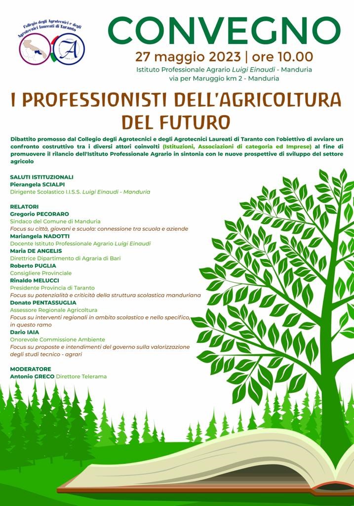 «I professionisti dell’agricoltura del futuro»