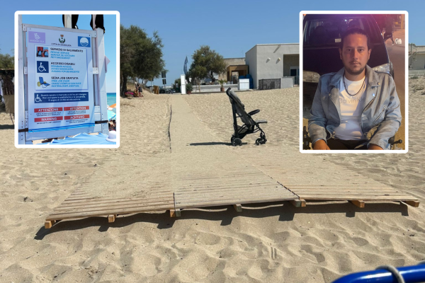 San Pietro in Bevagna, la spiaggia “accessibile” solo a parole