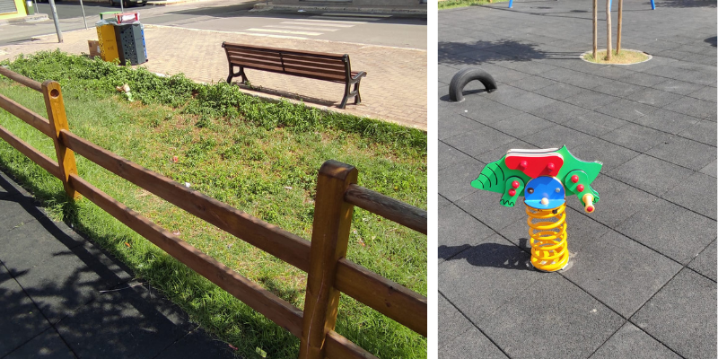 Atti vandalici al parchetto giochi di Piazza Giovanni XXII: la denuncia del sindaco