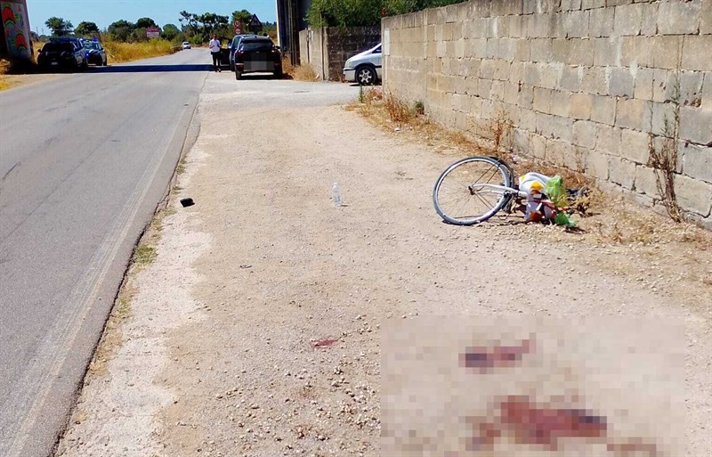 Ciclista investito sulla Manduria - Francavilla trasferito in codice rosso a Taranto