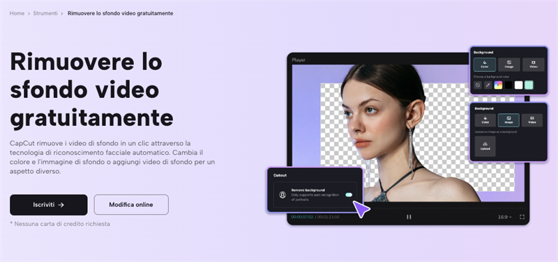 Rimozione sfondo video di CapCut: la chiave per video raffinati e professionali
