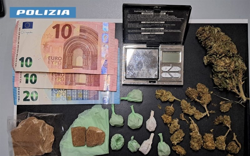 La droga sequestrata