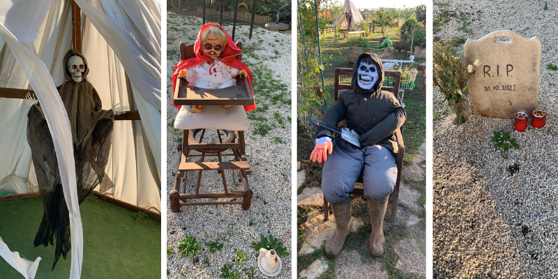 Primo Party di Hallowen a casa Malorgio, tutto pronto per la festa più paurosa dell'anno