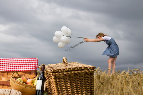 Pasquetta all'aperto con forte vento