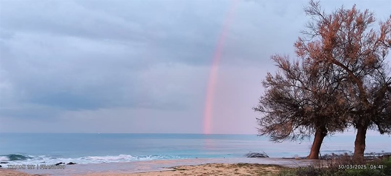 Arcobaleno a San Pietro in Bevagna, marzo 2025