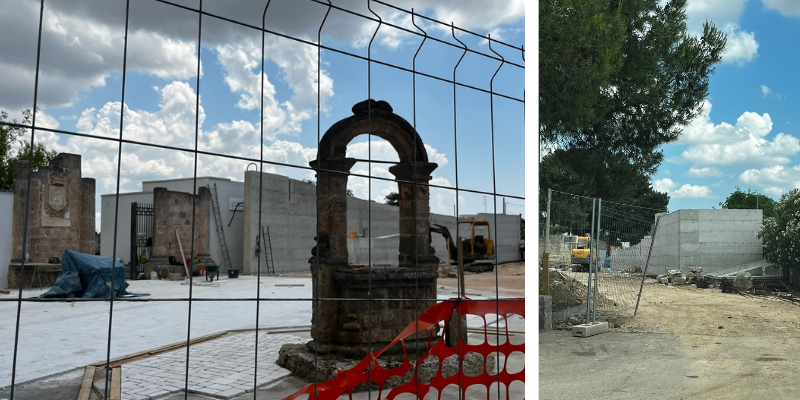 Un muro di cemento armato, pugno nell'occhio di... Plinio