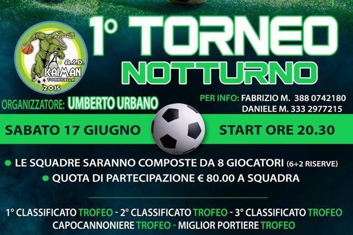 Torneo notturno di calcetto a Torricella "pensando all'Emilia Romagna"