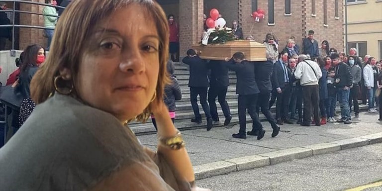 Il funerale di Angela Dargenio