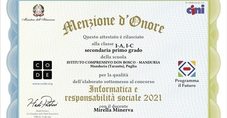 Attestato Attestato