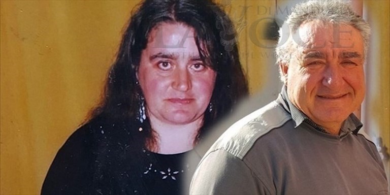 Pietro Dinoi con la sorella scomparsa Pietro Dinoi con la sorella scomparsa