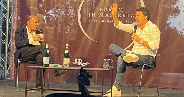 Bruno Vespa e Matteo Renzi Bruno Vespa e Matteo Renzi