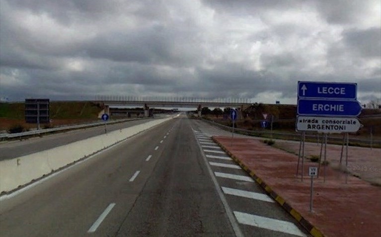 Il tratto terminato di Bradanico-Salentina Il tratto terminato di Bradanico-Salentina