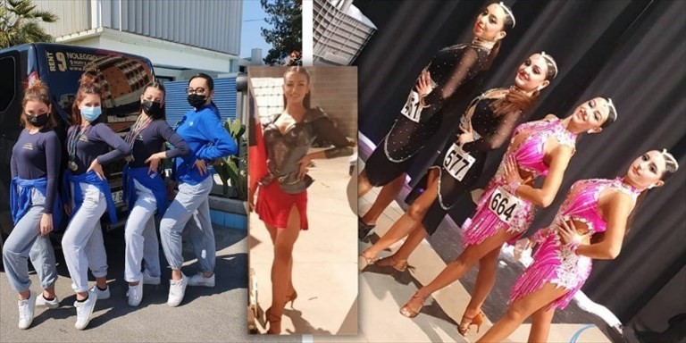 Le atlete di «Team Dance Erario Academy». Le atlete di «Team Dance Erario Academy».