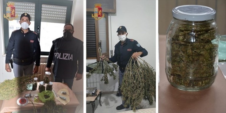 La droga sequestrata