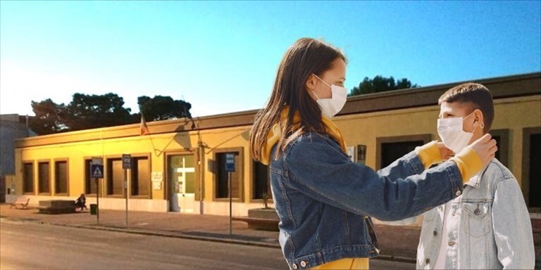 Il plesso scolastico di Uggiano Montefusco