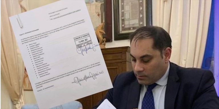 Il sindaco Melucci