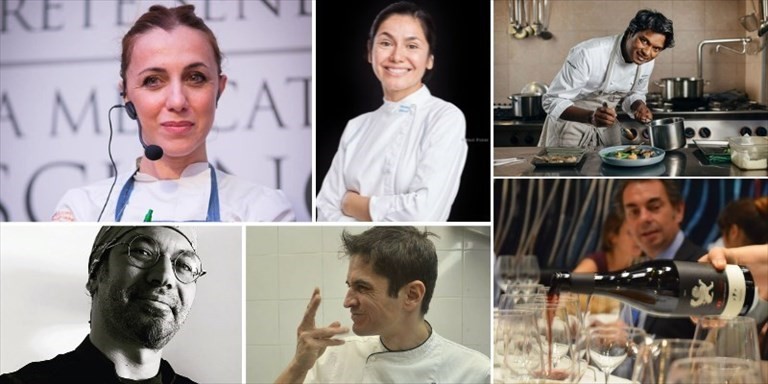 Da sinistra: Antonella Ricci, Lola Macaroff, Vinod Sookar, Badr Benjelloun, Carlos Peña, Gregory Perrucci Da sinistra: Antonella Ricci, Lola Macaroff, Vinod Sookar, Badr Benjelloun, Carlos Peña, Gregory Perrucci