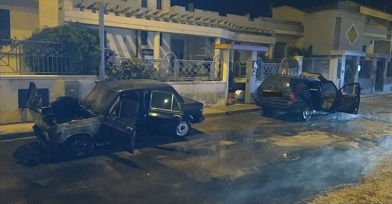 Le auto distrutte