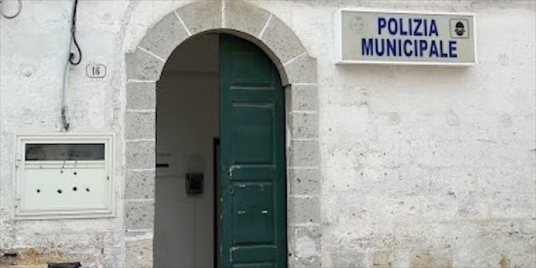 La sede della polizia municipale di Manduria La sede della polizia municipale di Manduria