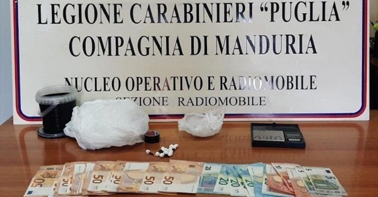 Il materiale sequestrato