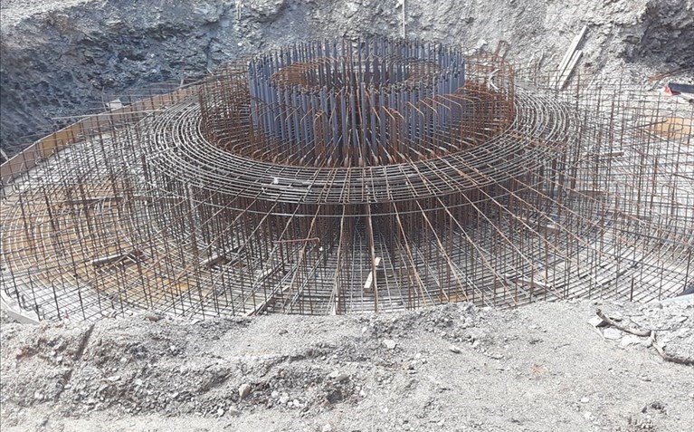 Le foto del cantiere del depuratore a Urmo Le foto del cantiere del depuratore a Urmo