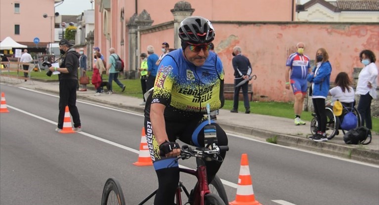 Leonardo Melle durante un agara Leonardo Melle durante un agara
