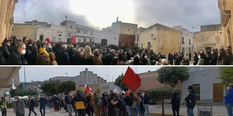 La folla ai funerali di Andrea La folla ai funerali di Andrea