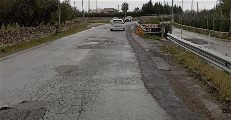 Tratto dissestato della Manduria Uggiano Tratto dissestato della Manduria Uggiano