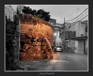 Manduria, Mura Messapiche, prima cinta muraria della città, via del Fossato, ottobre 2018 - Scatto di Gregorio Fragola