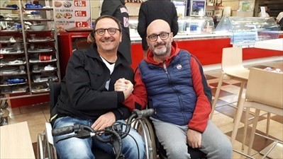 Leonardo Melle, vice campione del mondo di triciclo - Paolo De Vizzi, record mondiale di permanenza sott Leonardo Melle, vice campione del mondo di triciclo - Paolo De Vizzi, record mondiale di permanenza sott