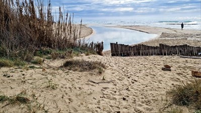 Fiume Chidro, marina di Manduria, febbraio 2021 - Scatto di Cinzia Gemma