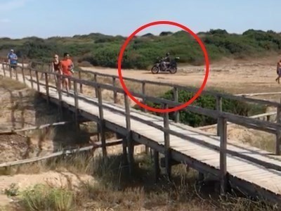 Slalom con la moto all Slalom con la moto all