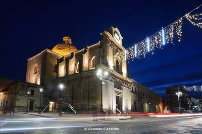 Manduria, chiesa di Santa Maria, gennaio 2022 - Scatto di Cosimo Caforio