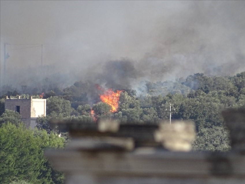 Incendio La Marina Piccola Avetrana