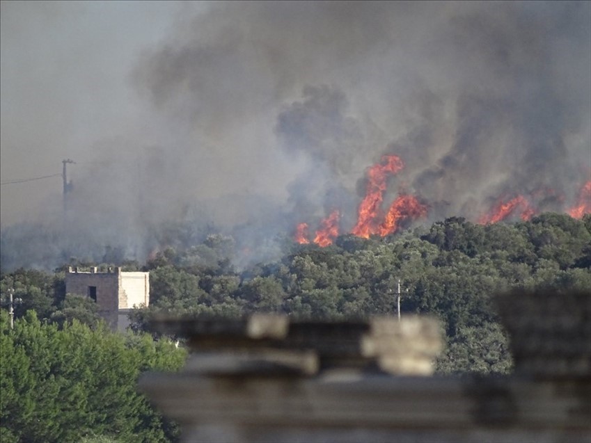 Incendio La Marina Piccola Avetrana