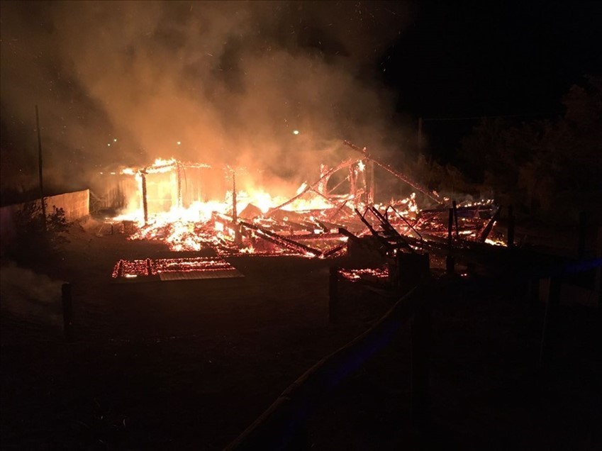 Incendio Spiaggia del Conte, Punta Prosciutto