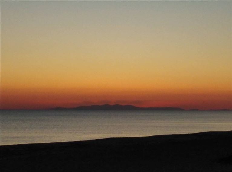 Effetto Fata Morgana da la salina dei Monaci Effetto Fata Morgana da la salina dei Monaci
