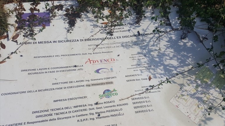 MANDURIA - Dossier: discarica, business da 20 milioni e società fantasma MANDURIA - Dossier: discarica, business da 20 milioni e società fantasma