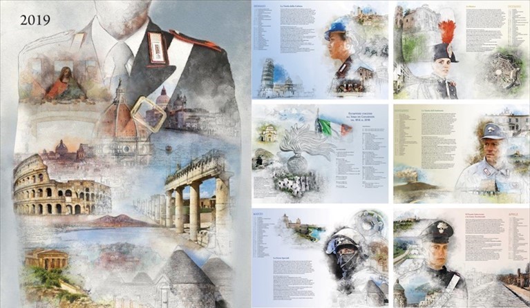 Calendario carabinieri 2019 Calendario carabinieri 2019