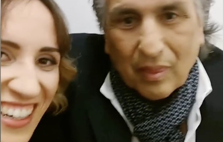 Michele Cerfeda con Toto Cotugno