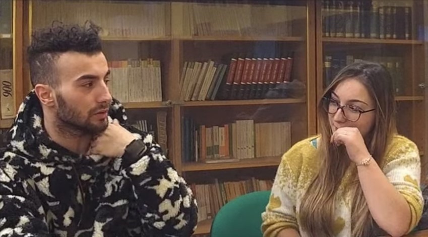 Francesco Mottisi intervistato dagli studenti dell'Einaudi di Manduria