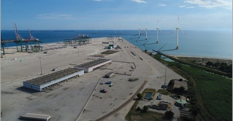 Il costruendo parco eolico marino