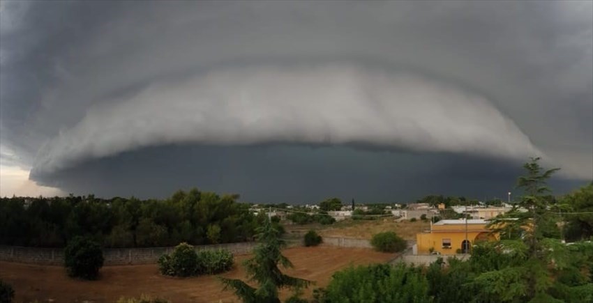 L'uragano del 10 luglio 2019